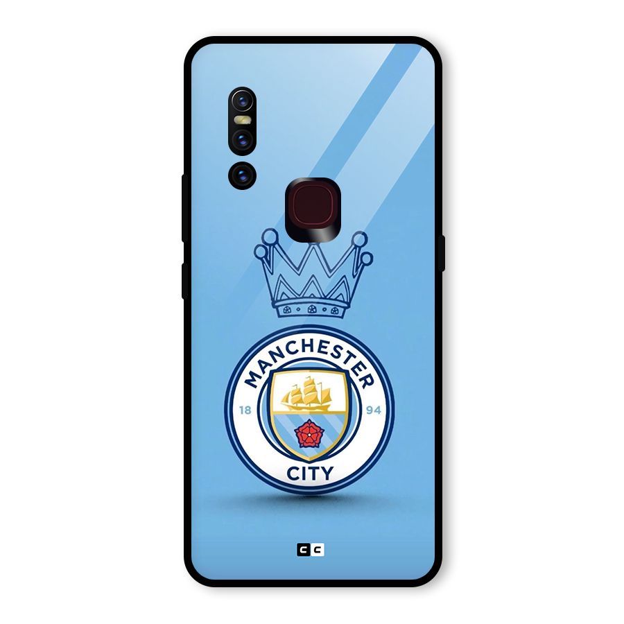 Crown City FC Glass Back Case for Vivo V15