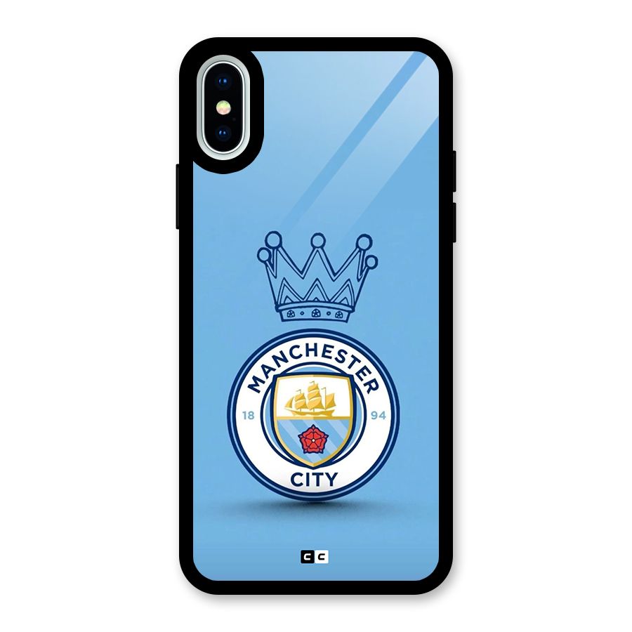 Crown City FC Glass Back Case for iPhone X