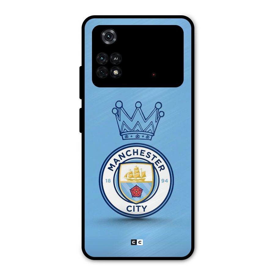 Crown City FC Metal Back Case for Poco M4 Pro 4G