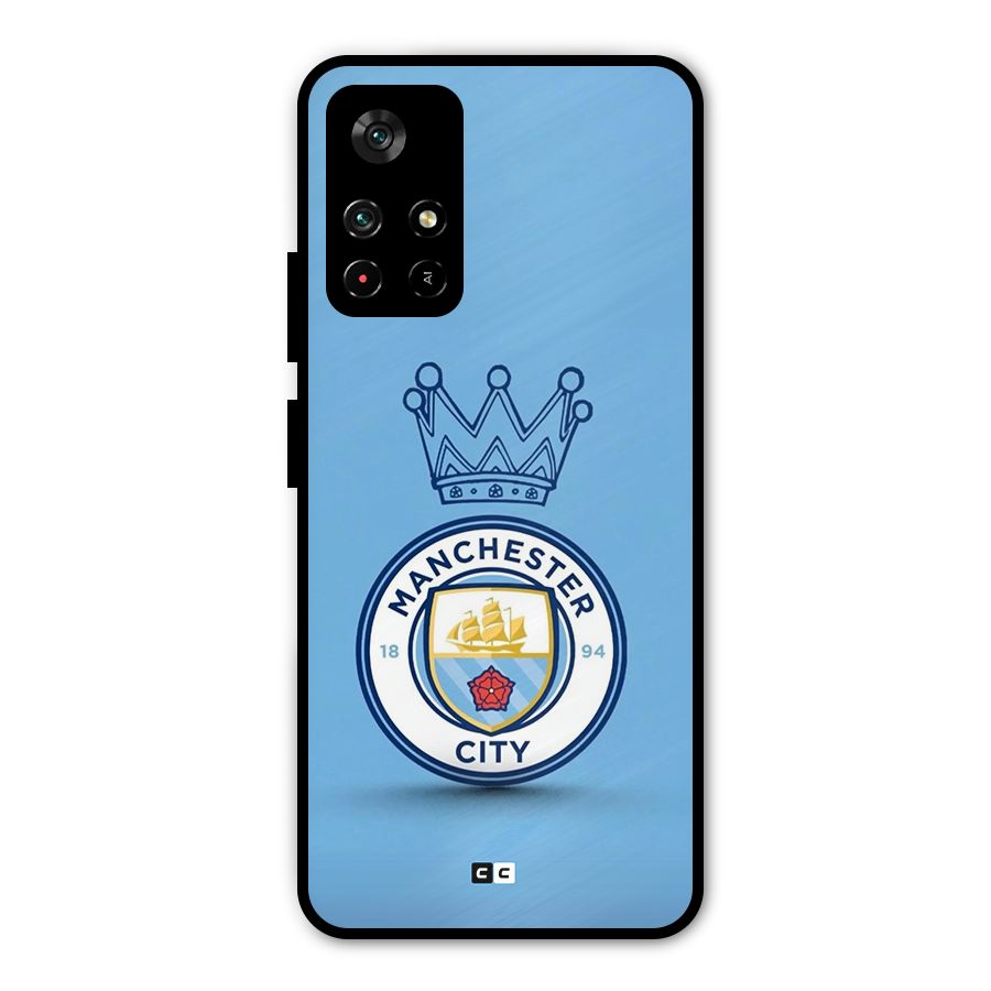 Crown City FC Metal Back Case for Poco M4 Pro 5G