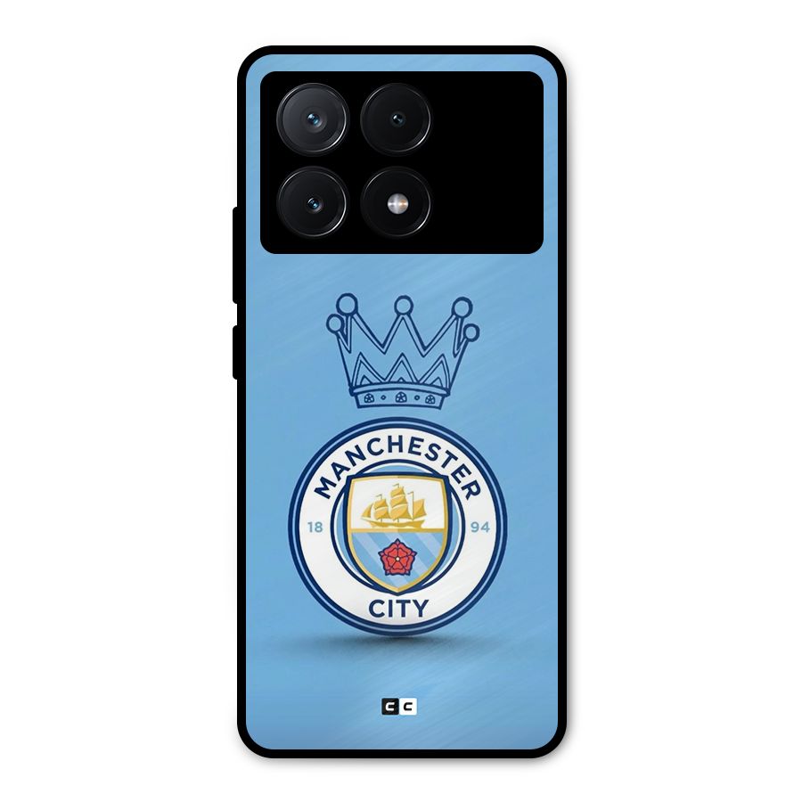 Crown City FC Metal Back Case for Poco X6 Pro