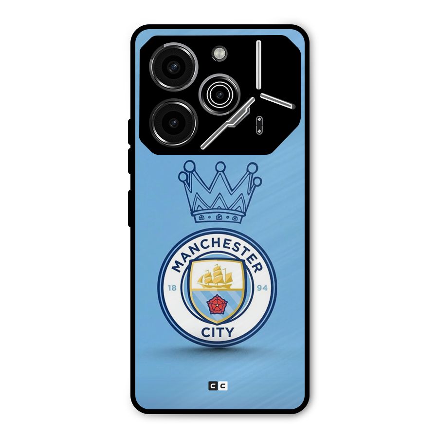 Crown City FC Metal Back Case for Tecno Pova 6 Pro