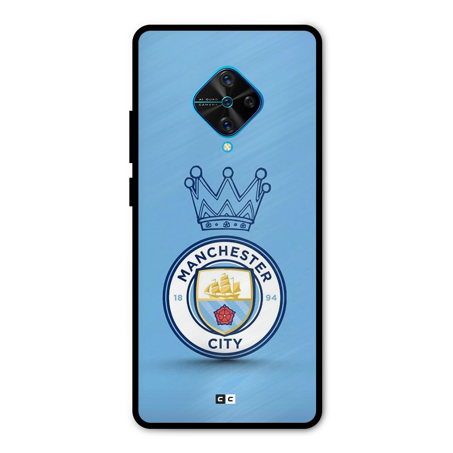Crown City FC Metal Back Case for Vivo S1 Pro