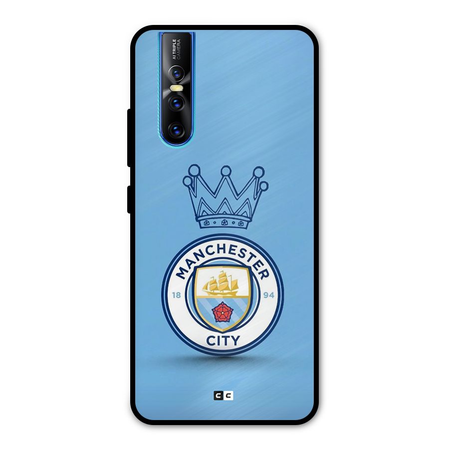 Crown City FC Metal Back Case for Vivo V15 Pro