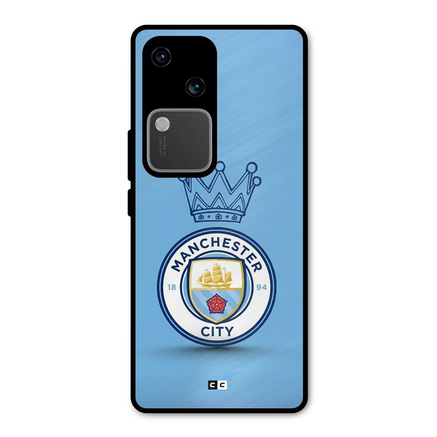 Crown City FC Metal Back Case for Vivo V30 Pro