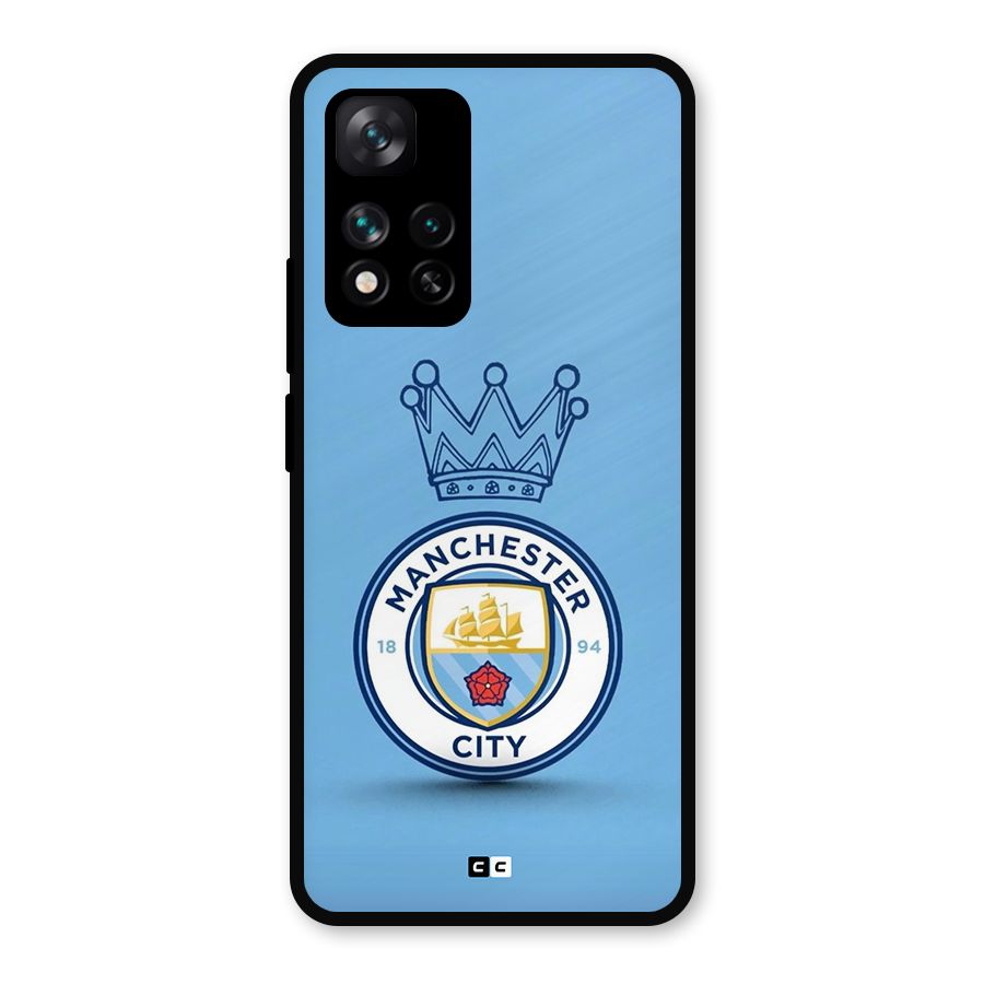 Crown City FC Metal Back Case for Xiaomi 11i Hypercharge 5G