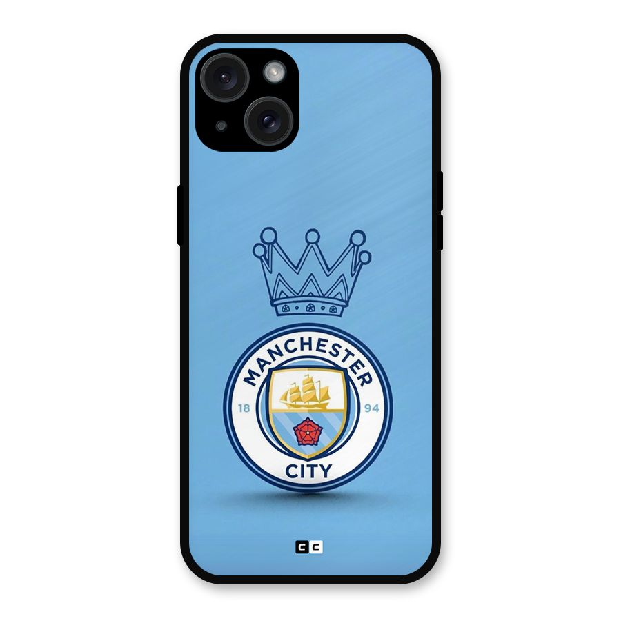 Crown City FC Metal Back Case for iPhone 15 Plus