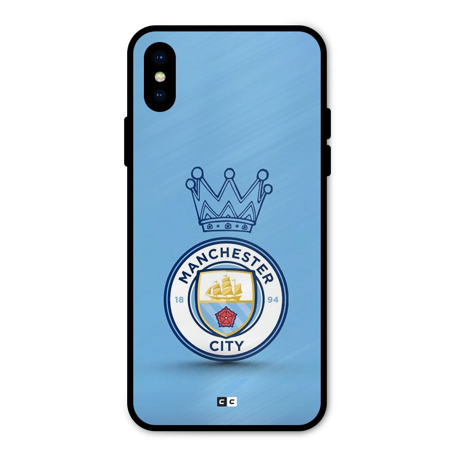 Crown City FC Metal Back Case for iPhone XS