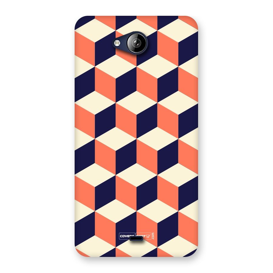 Cube Pattern Back Case for Canvas Play Q355
