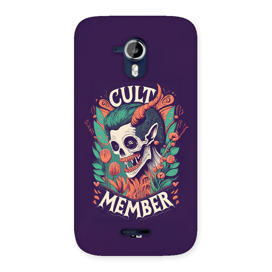 Cult Member Back Case for Canvas Magnus A117