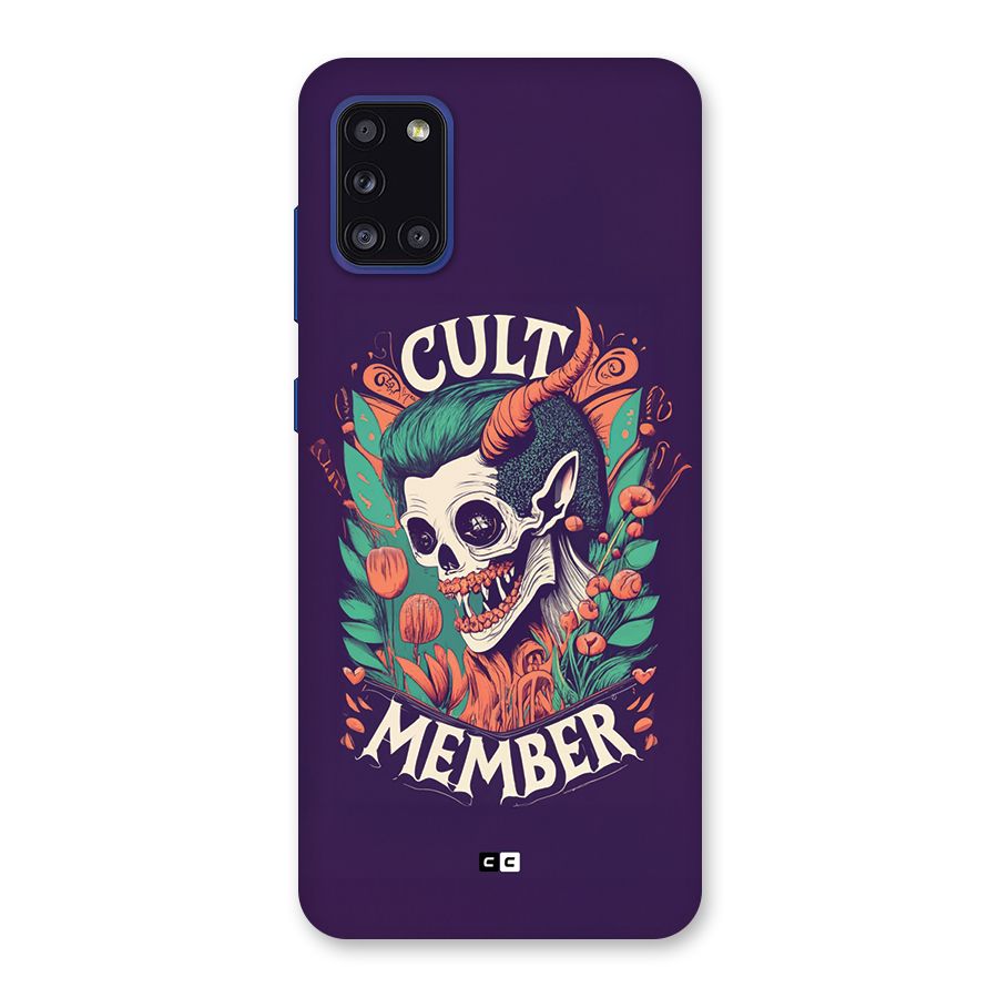 Cult Member Back Case for Galaxy A31