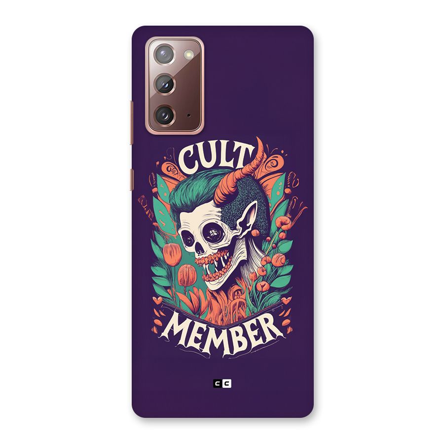Cult Member Back Case for Galaxy Note 20