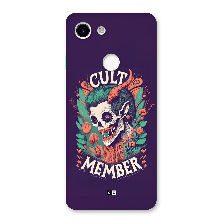 Cult Member Back Case for Google Pixel 3