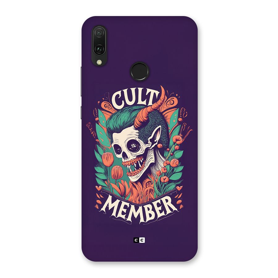 Cult Member Back Case for Huawei Y9 (2019)