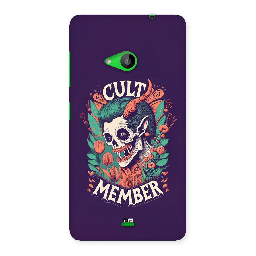 Cult Member Back Case for Lumia 535
