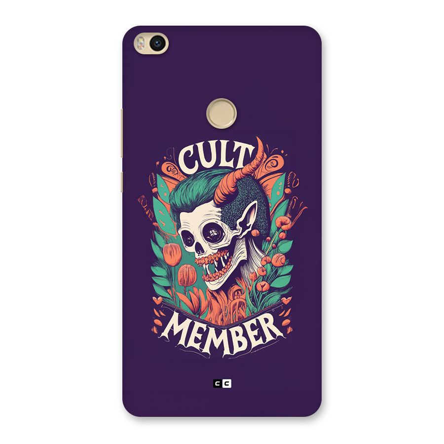 Cult Member Back Case for Mi Max 2