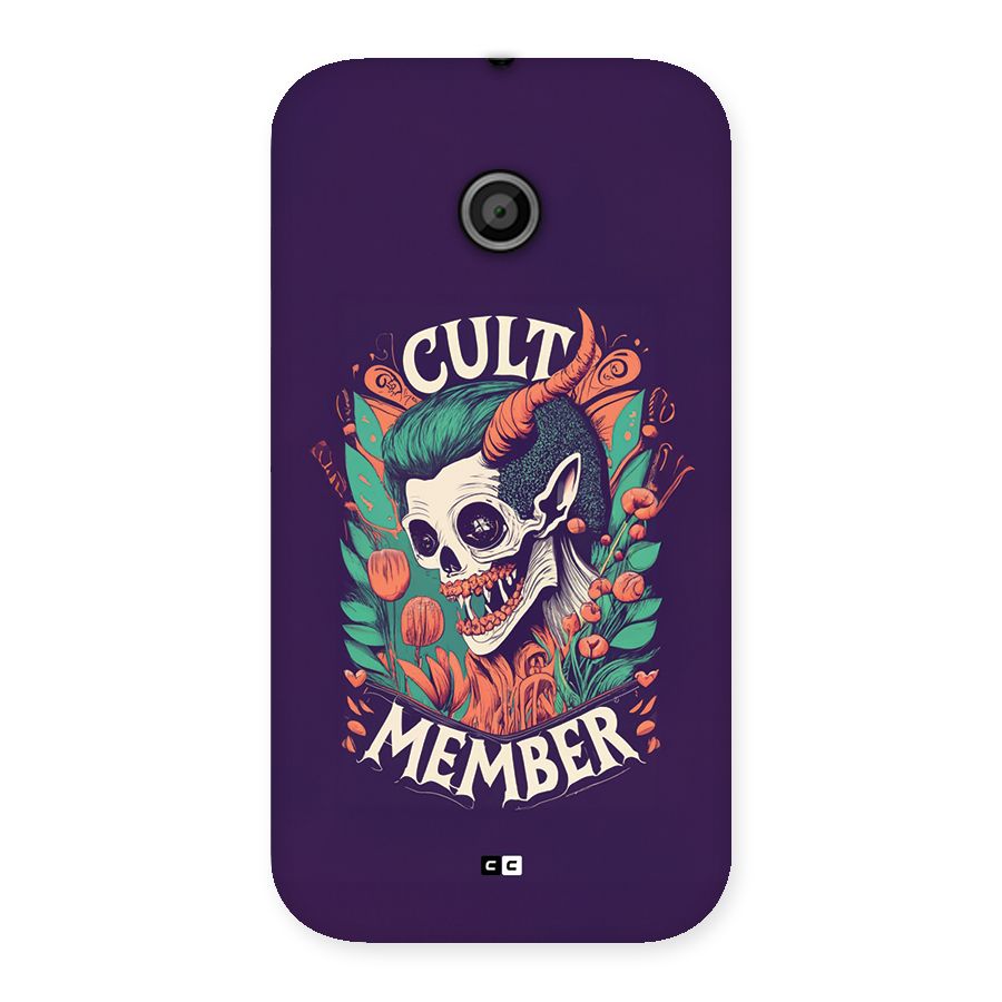 Cult Member Back Case for Moto E