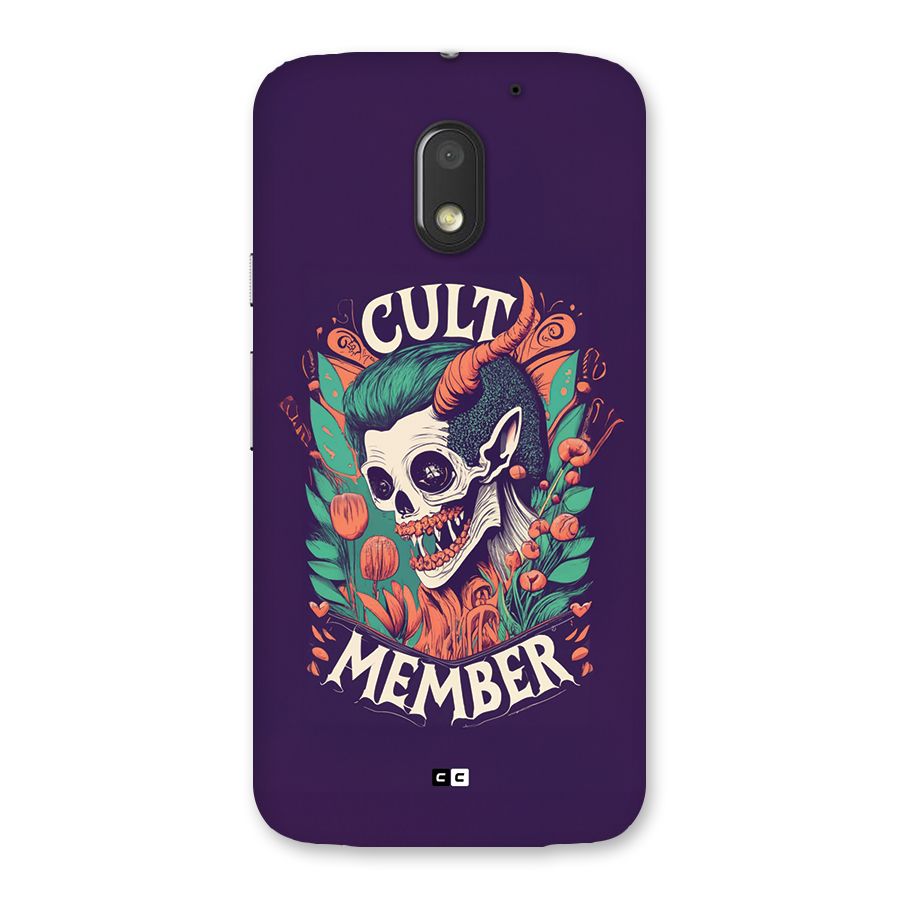 Cult Member Back Case for Moto E3 Power