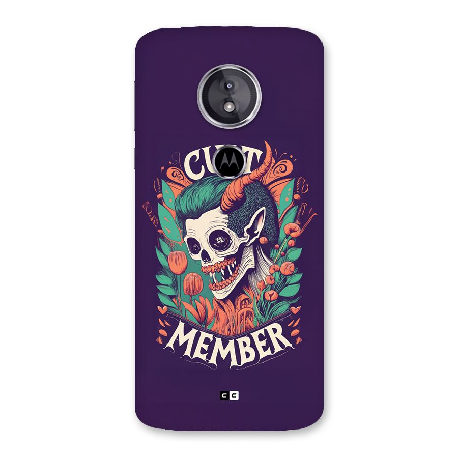 Cult Member Back Case for Moto E5