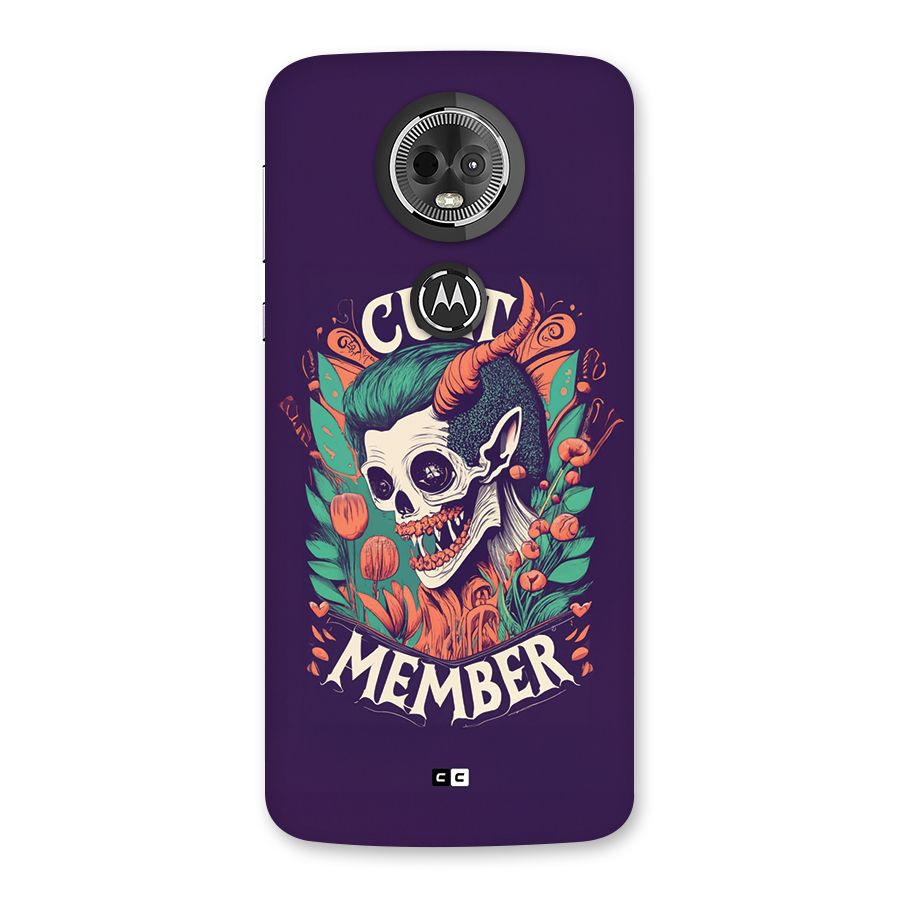 Cult Member Back Case for Moto E5 Plus