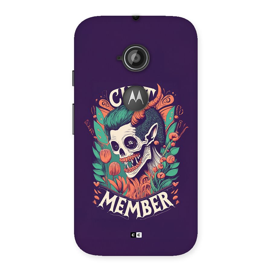 Cult Member Back Case for Moto E 2nd Gen