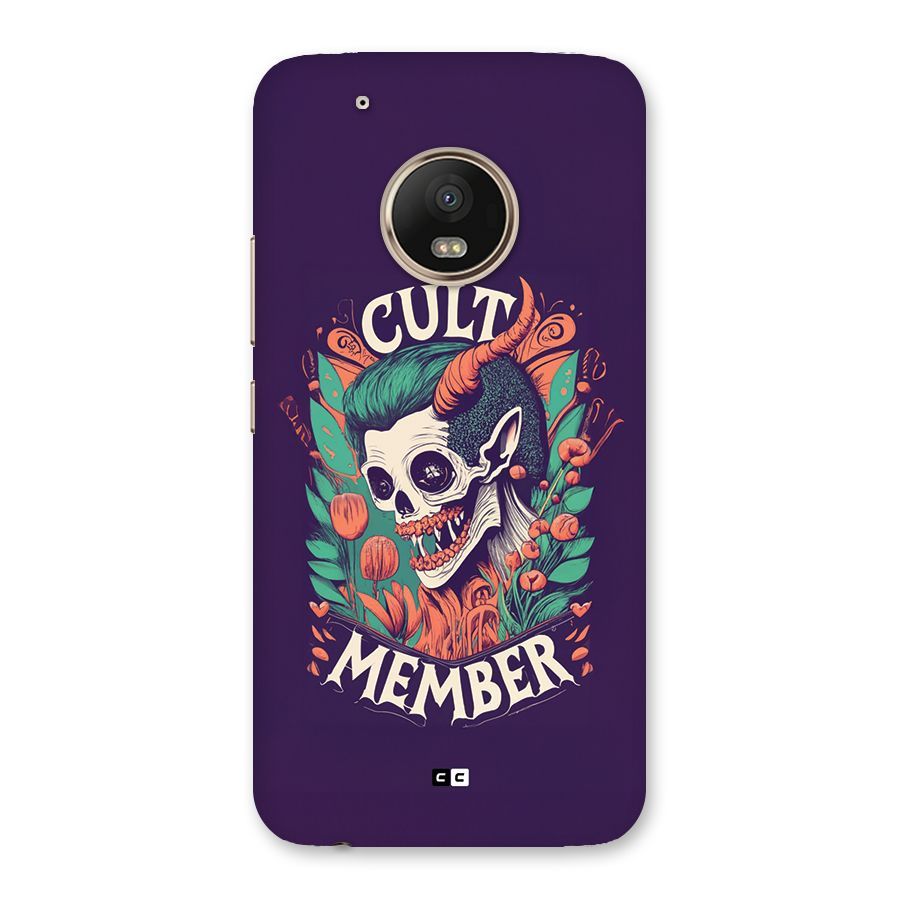 Cult Member Back Case for Moto G5 Plus