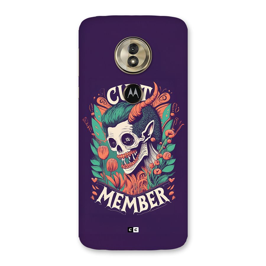 Cult Member Back Case for Moto G6 Play