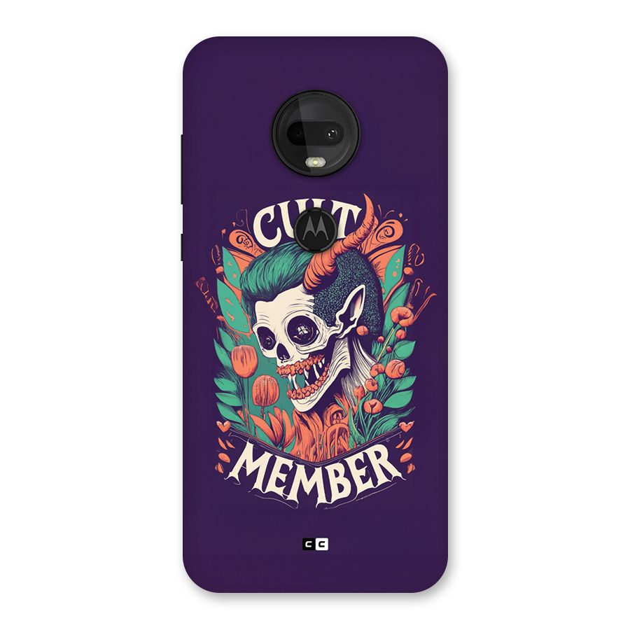 Cult Member Back Case for Moto G7