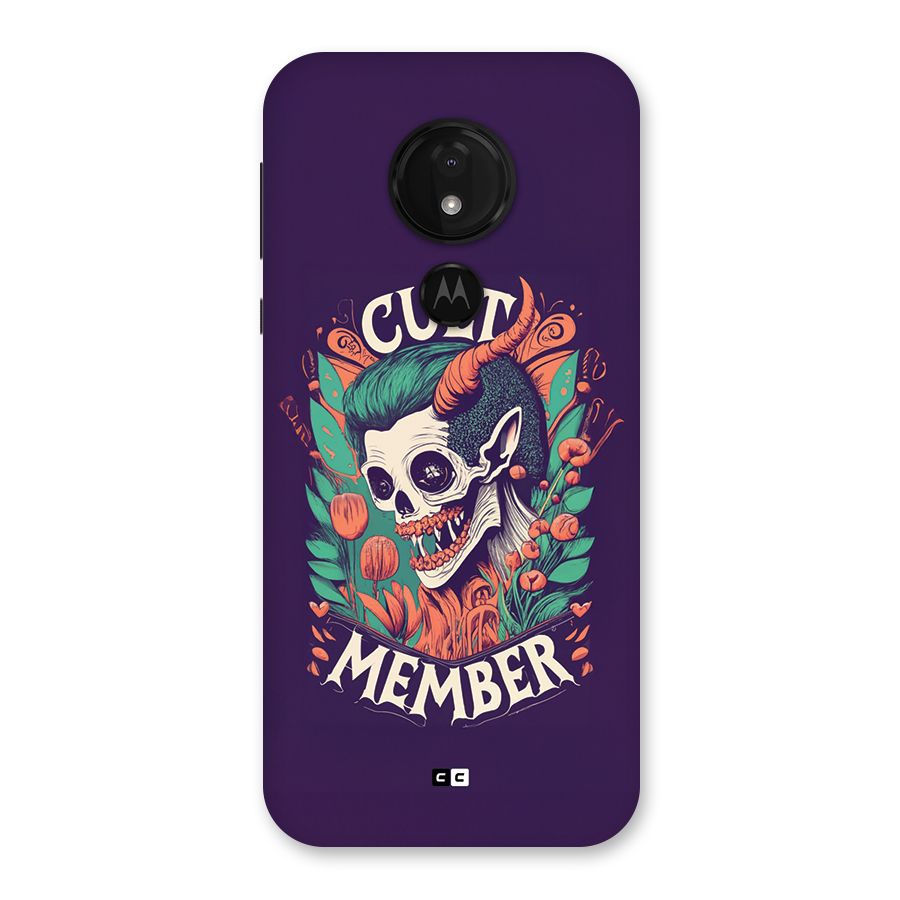 Cult Member Back Case for Moto G7 Power