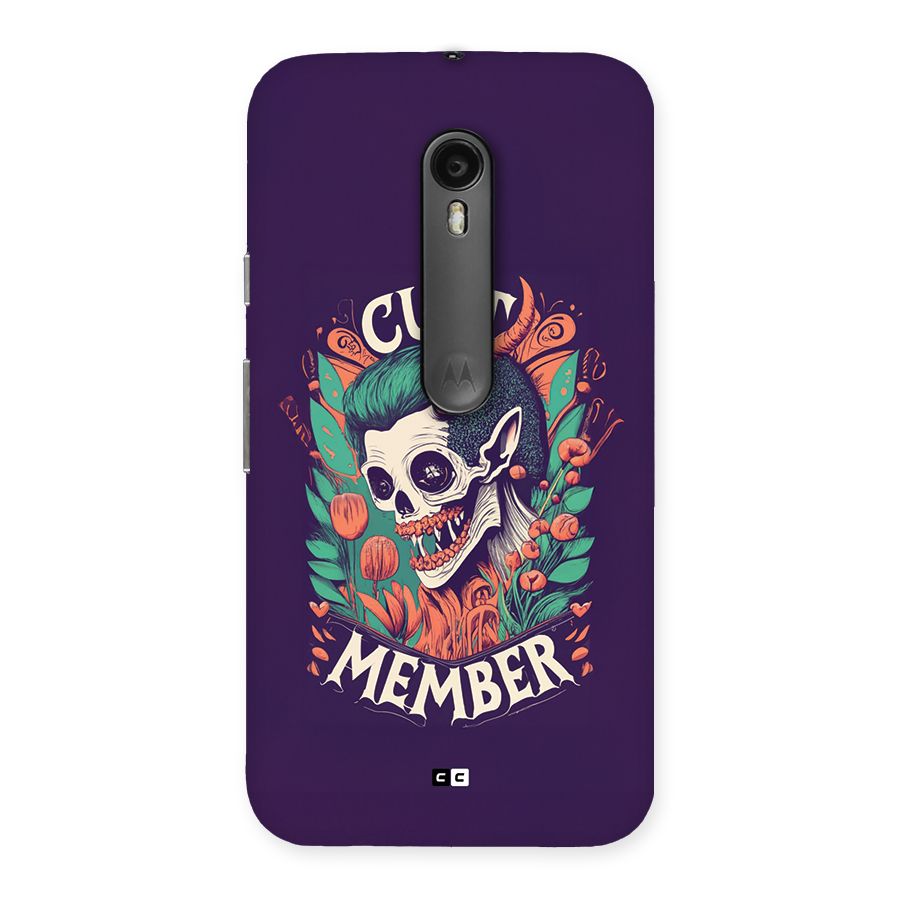 Cult Member Back Case for Moto G Turbo