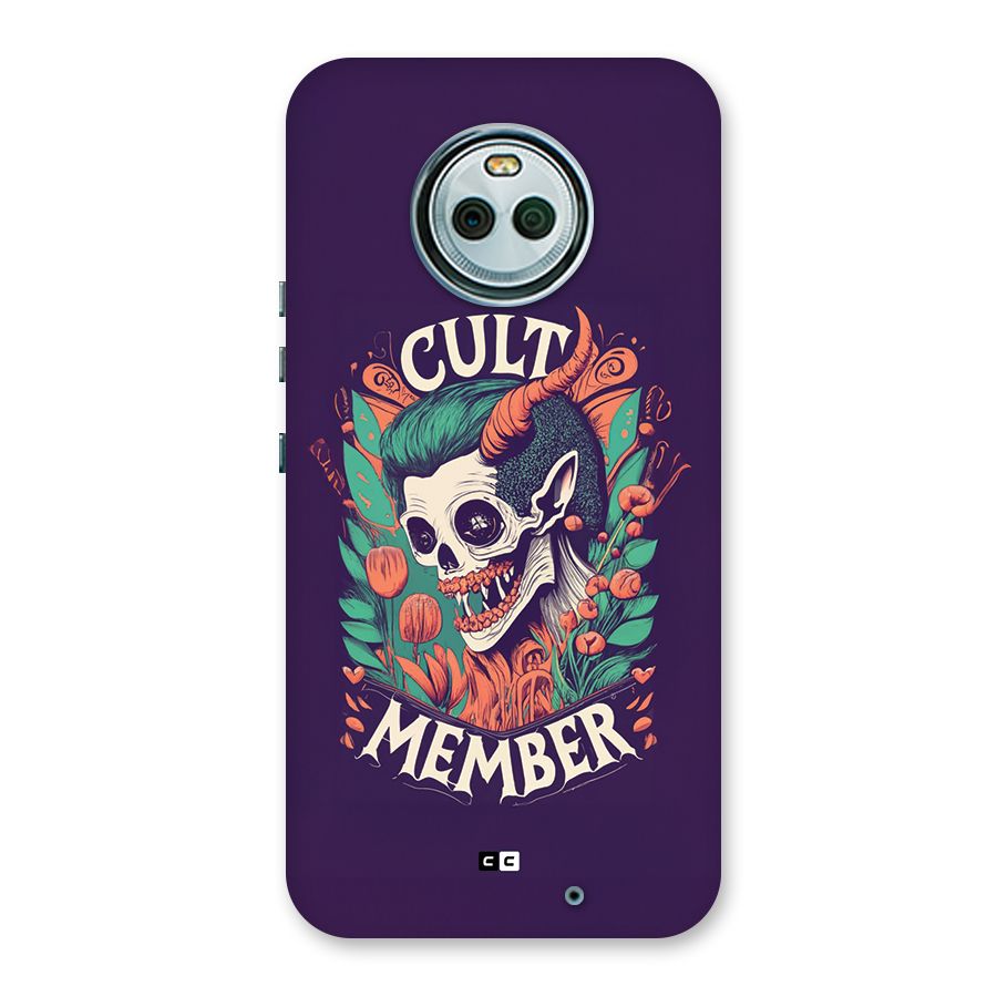 Cult Member Back Case for Moto X4