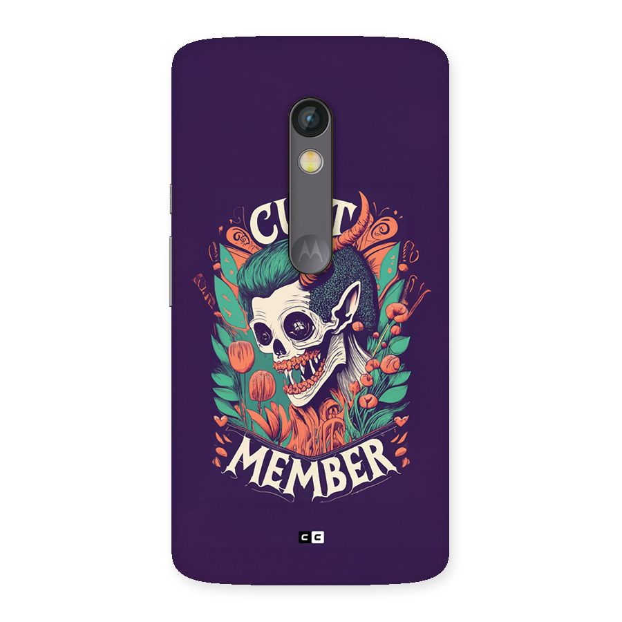 Cult Member Back Case for Moto X Play