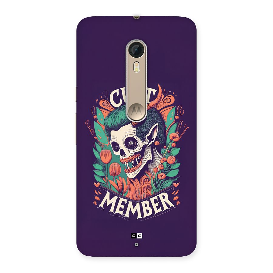 Cult Member Back Case for Moto X Style