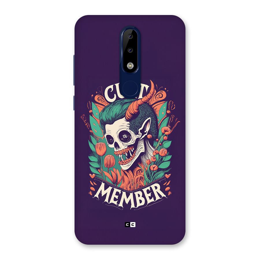 Cult Member Back Case for Nokia 5.1 Plus