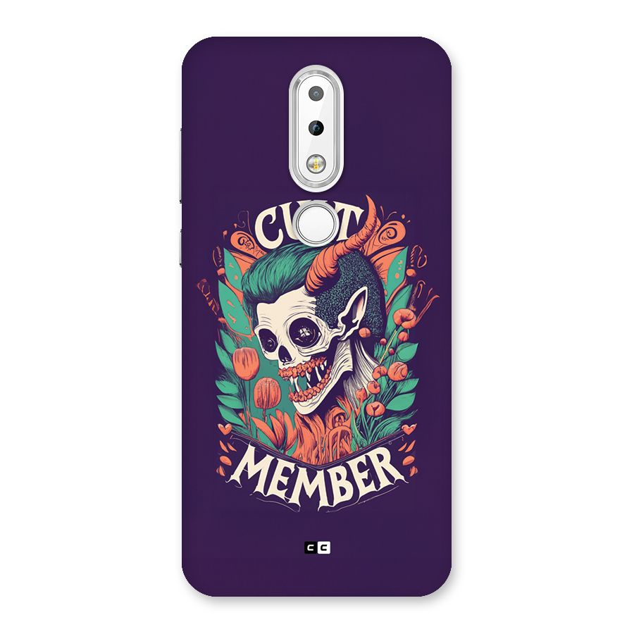 Cult Member Back Case for Nokia 6.1 Plus