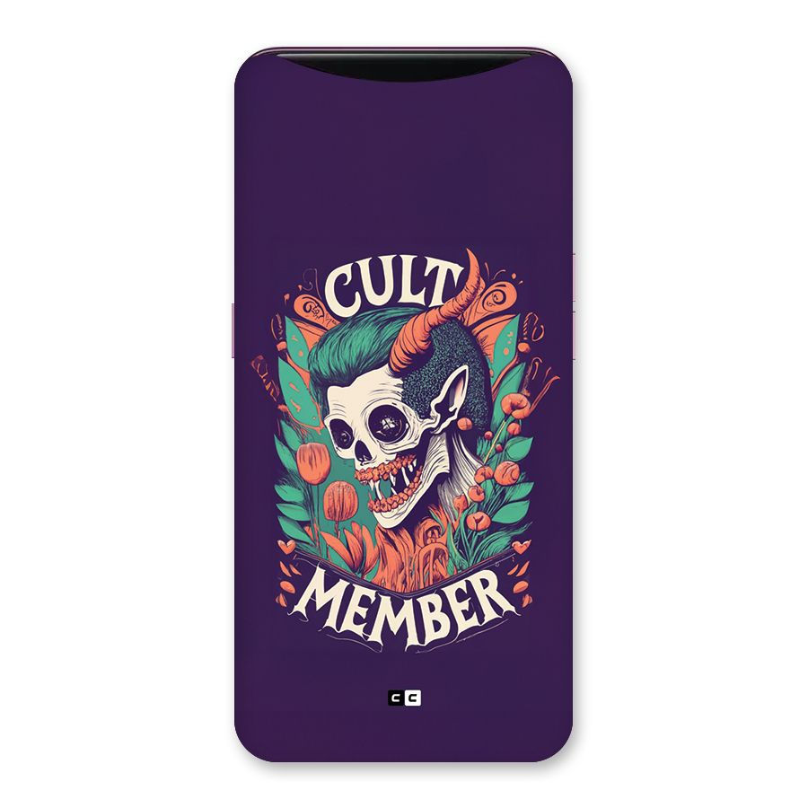 Cult Member Back Case for Oppo Find X