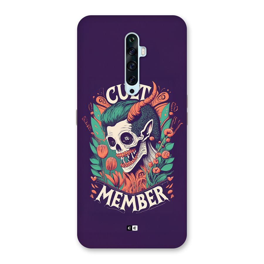 Cult Member Back Case for Oppo Reno2 F
