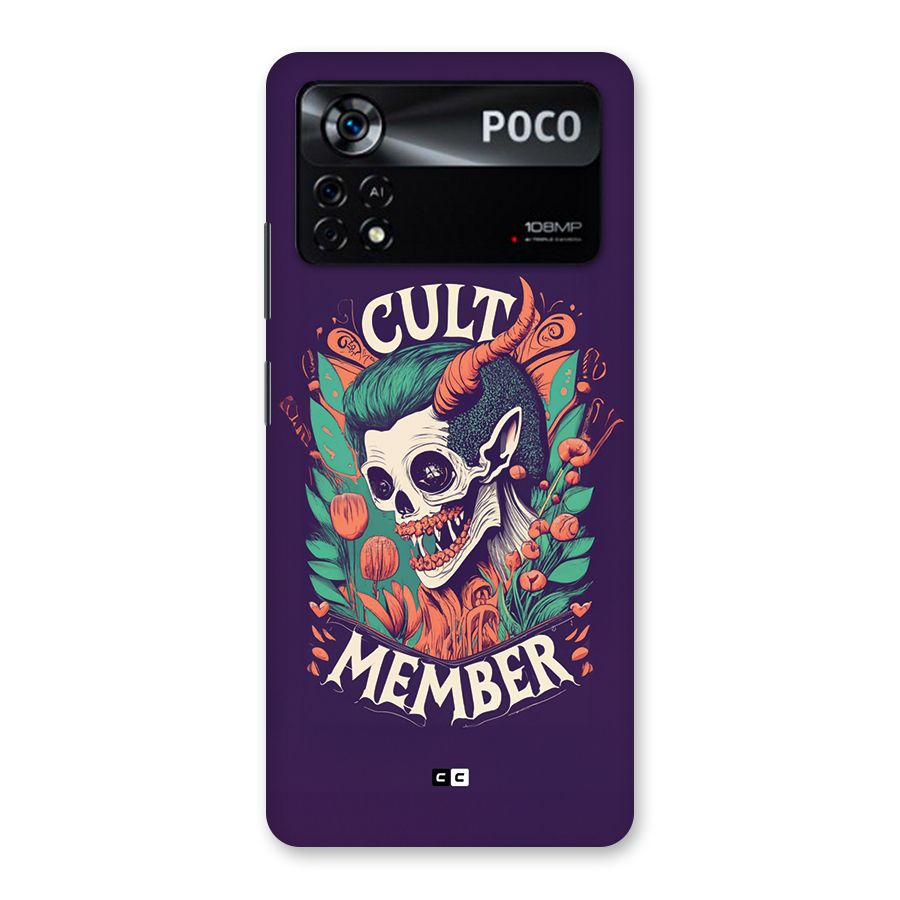 Cult Member Back Case for Poco X4 Pro 5G