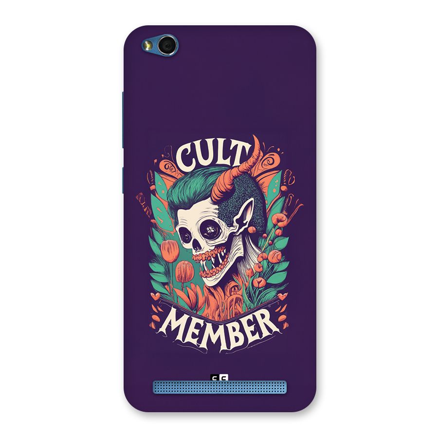 Cult Member Back Case for Redmi 5A