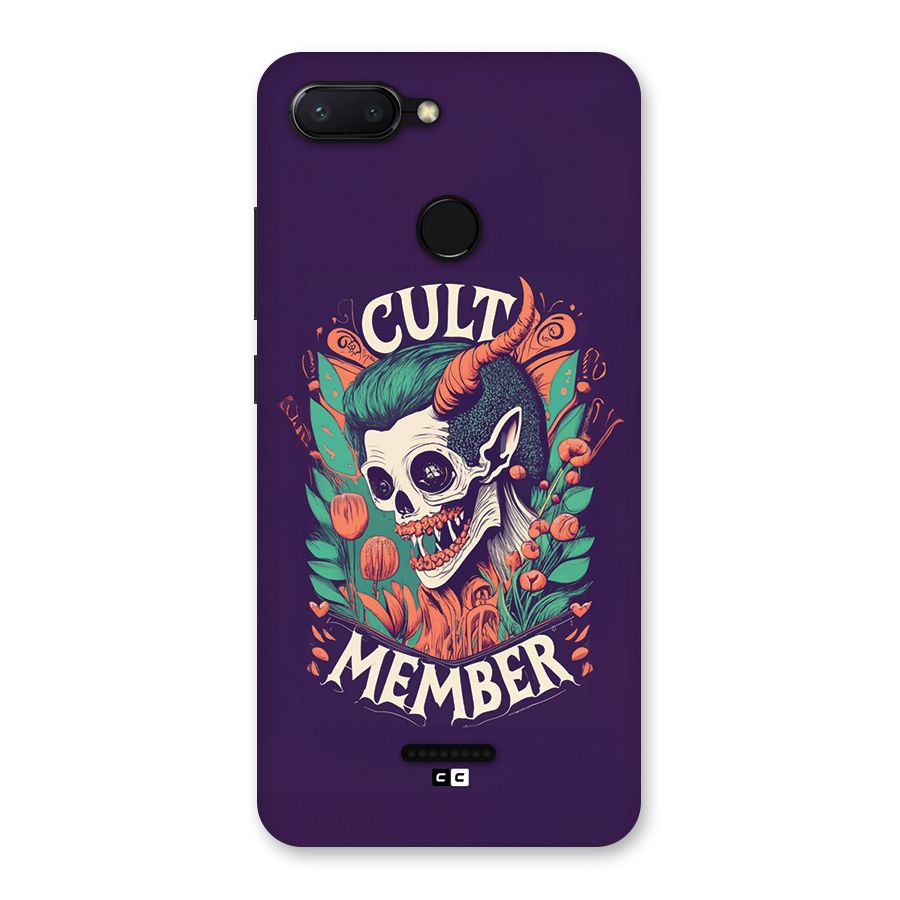 Cult Member Back Case for Redmi 6