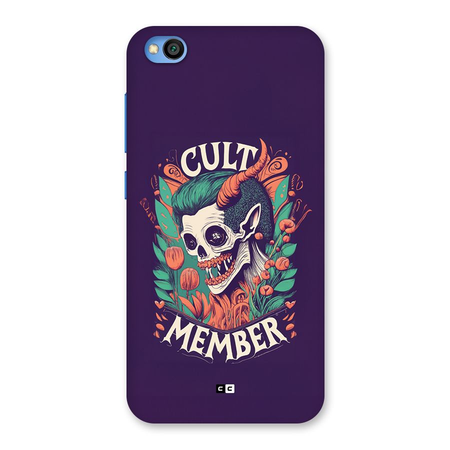 Cult Member Back Case for Redmi Go