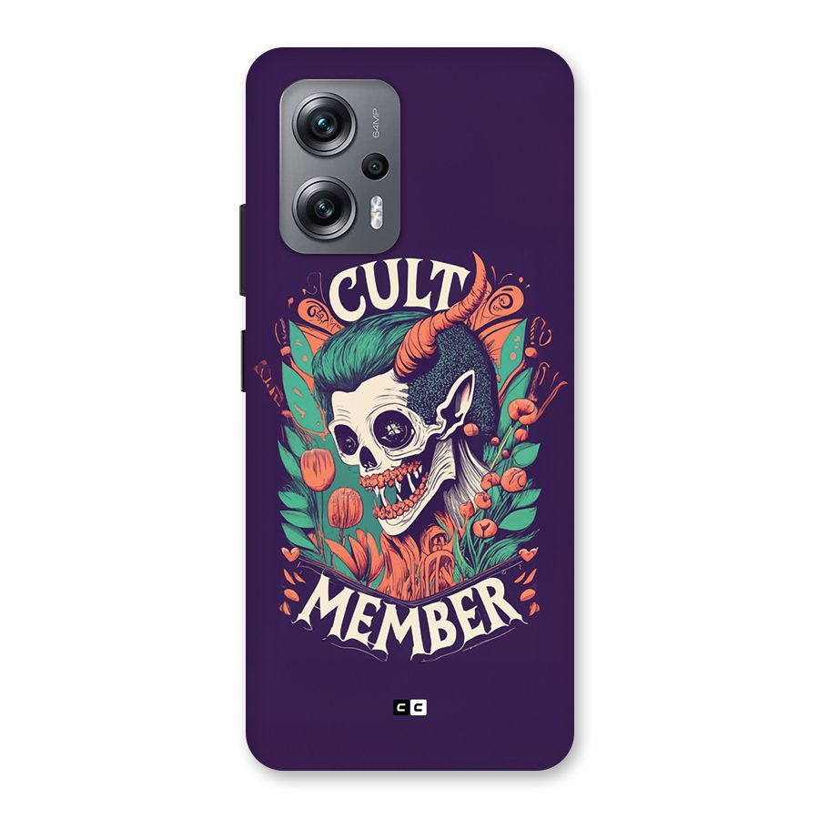 Cult Member Back Case for Redmi K50i