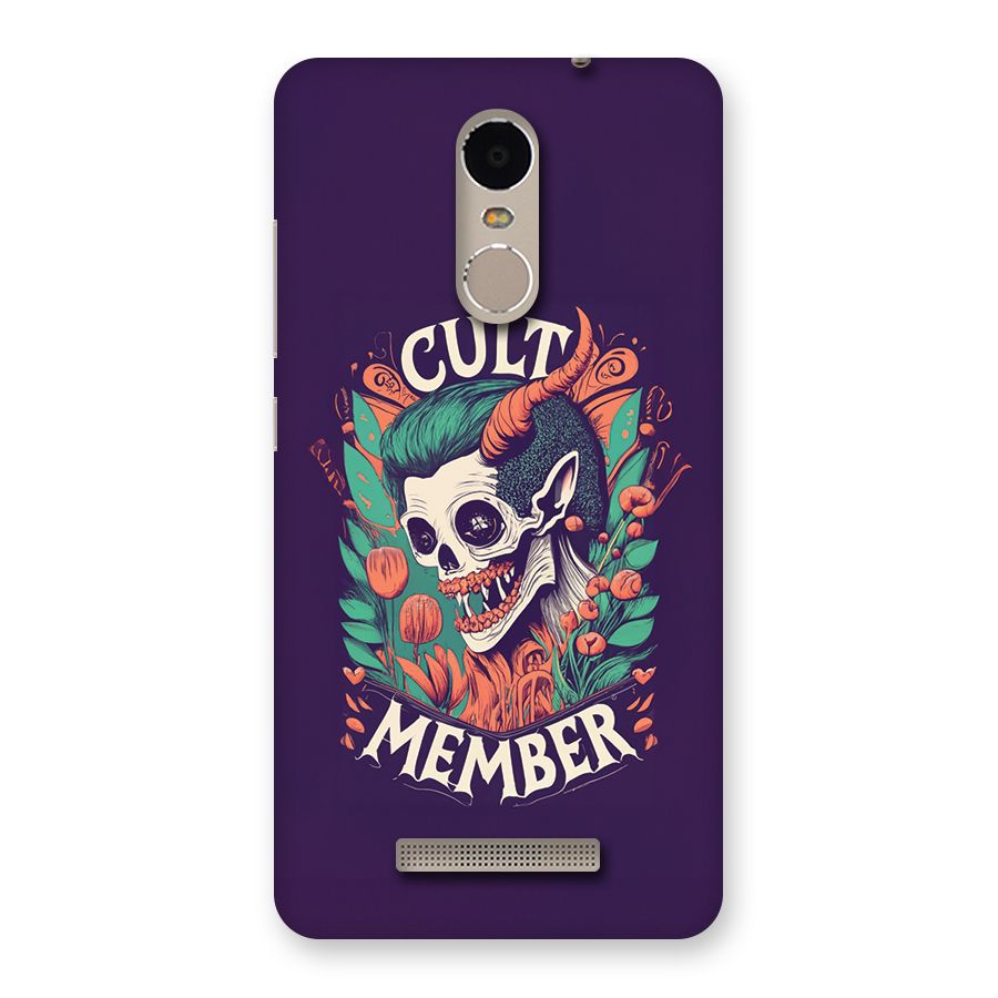 Cult Member Back Case for Redmi Note 3