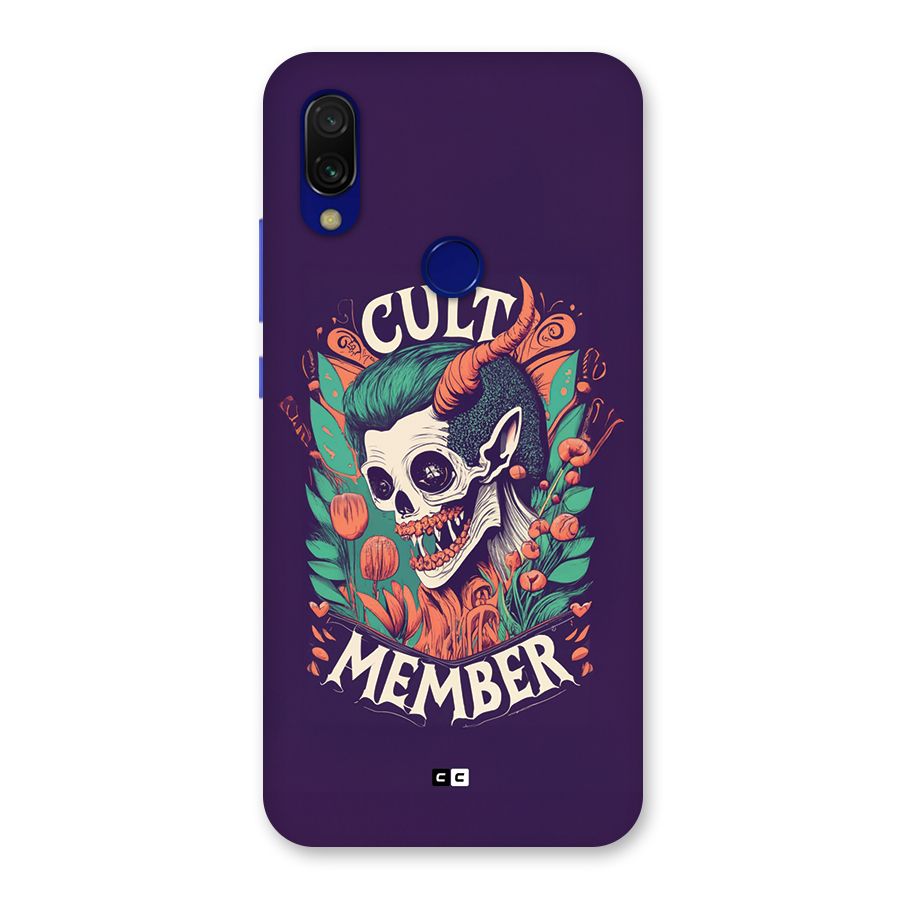 Cult Member Back Case for Redmi Y3