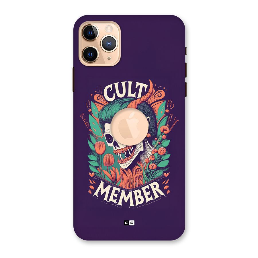 Cult Member Back Case for iPhone 11 Pro Max Logo Cut