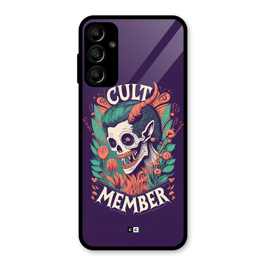 Cult Member Glass Back Case for Galaxy A14 5G