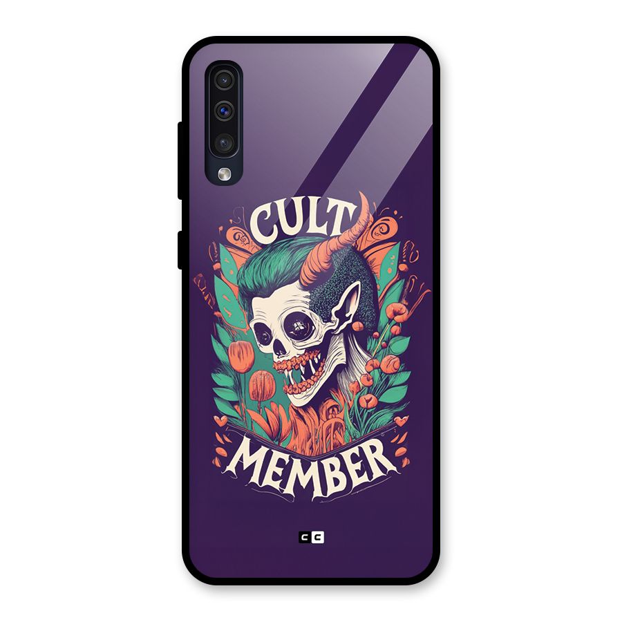 Cult Member Glass Back Case for Galaxy A30s