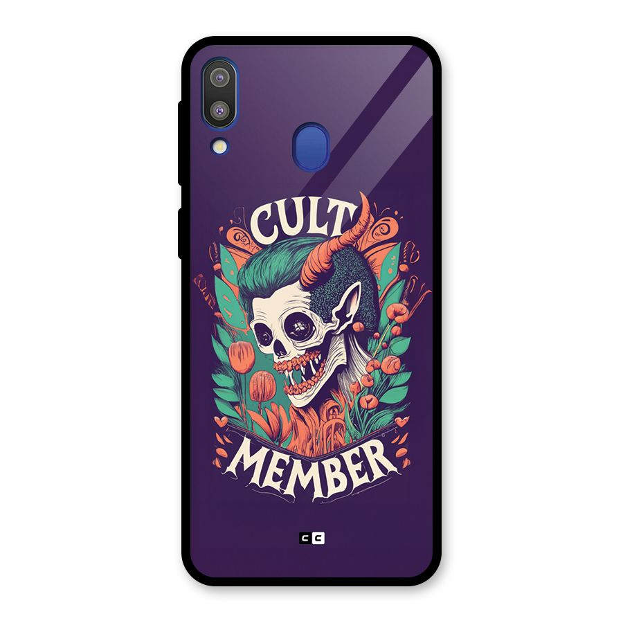 Cult Member Glass Back Case for Galaxy M20