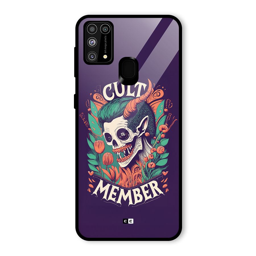 Cult Member Glass Back Case for Galaxy M31