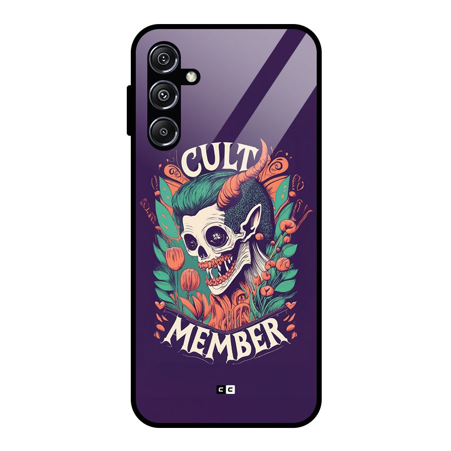 Cult Member Glass Back Case for Galaxy M34 5G